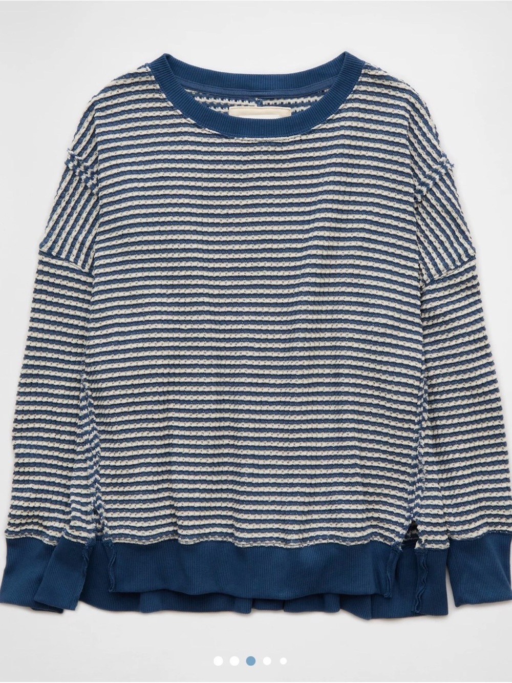 SUMMER AE BIG HUG STRIPPED SWEATSHIRT